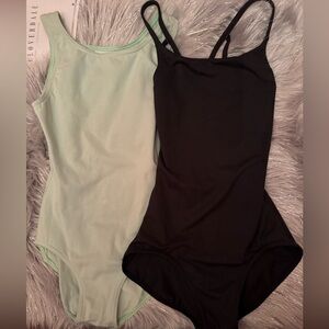 Black and green XS Capezio Leotards!